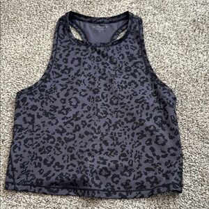 Black Leopard workout top